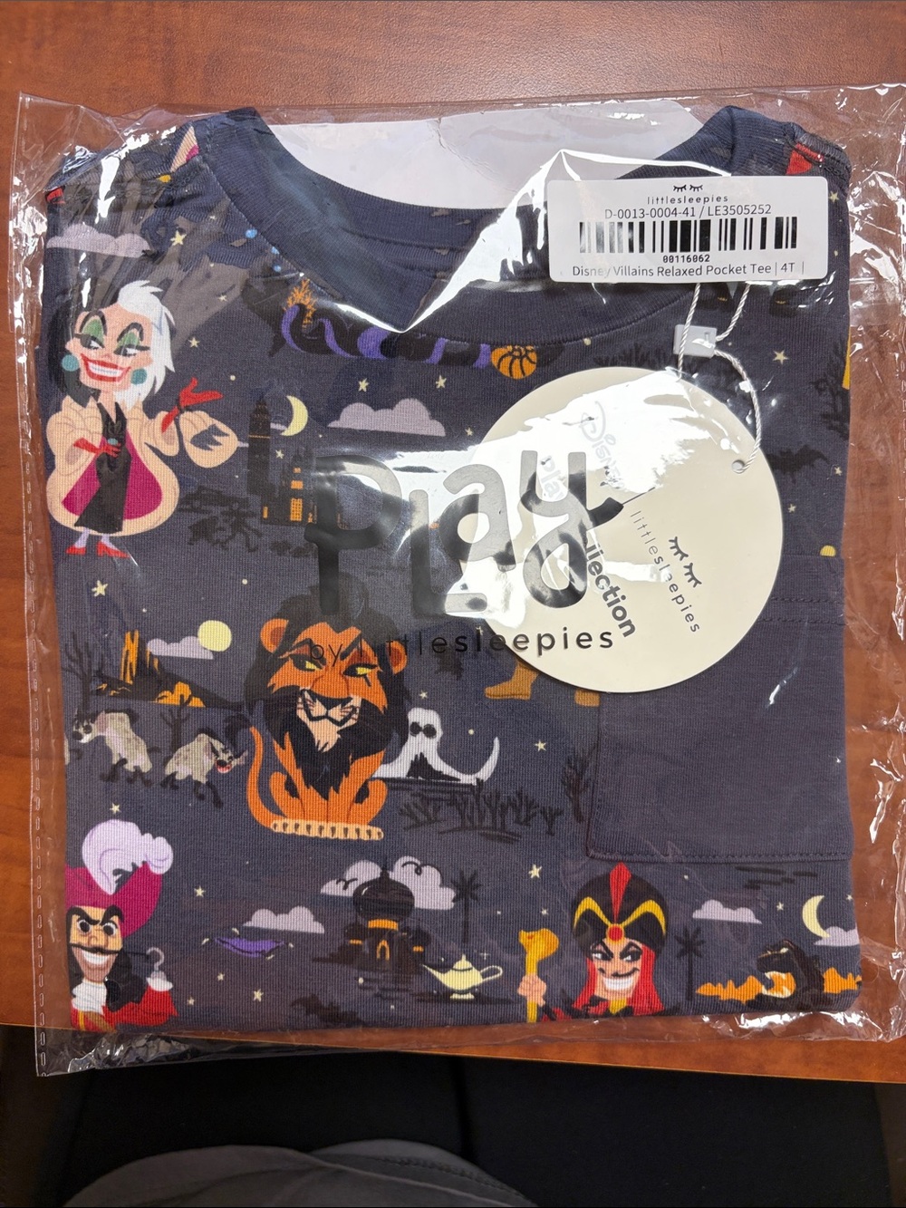 Little Sleepies Disney Villains Long Sleeved Tee - 4T